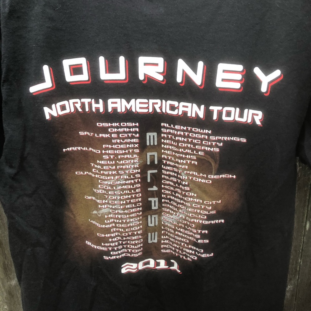 Journey North American Tour 2011 Tee Shirt - Picture 8 of 8